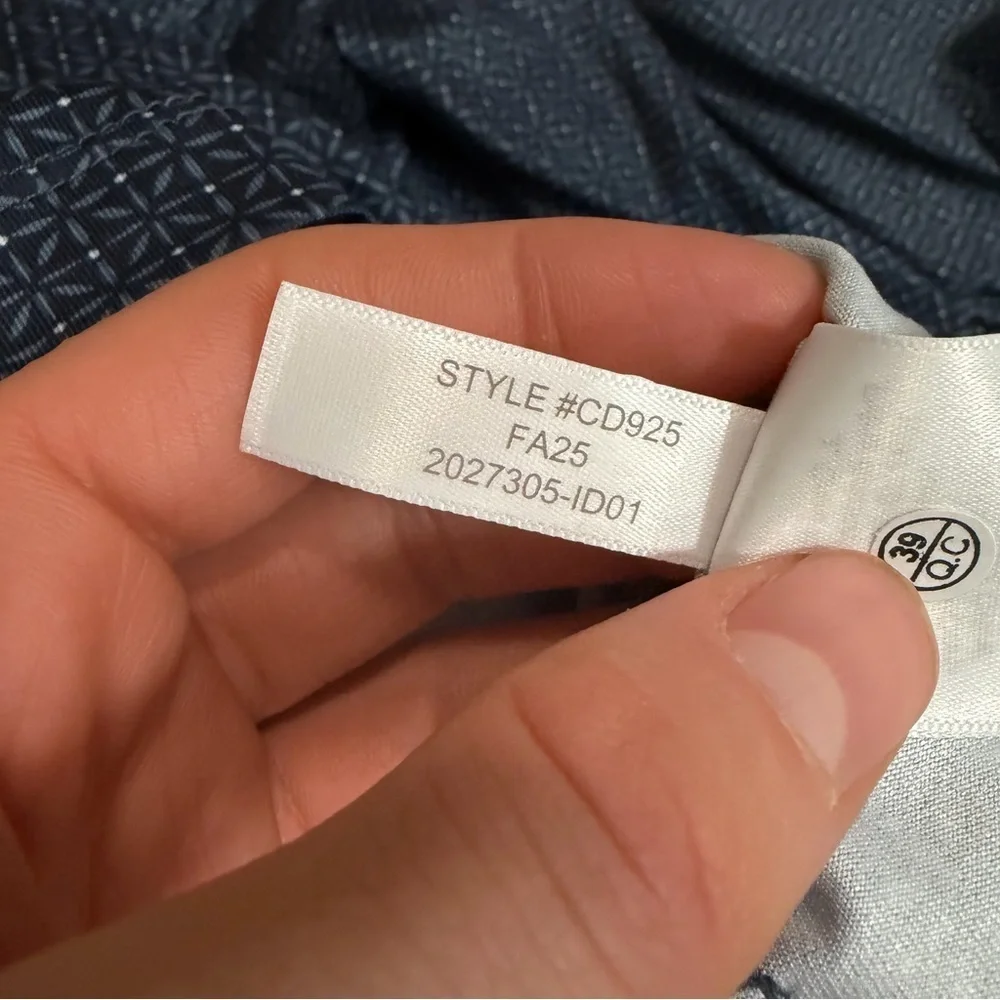 J crew Printed performance polo shirt NWOT